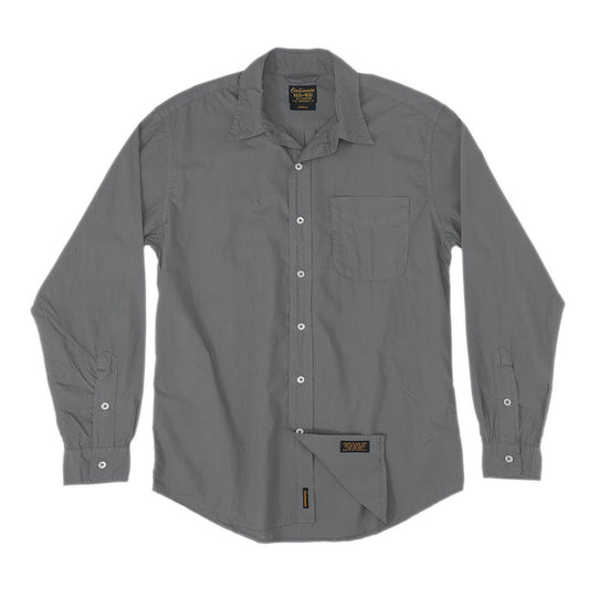 Long Sleeve 1 Pocket Shirt Poplin - Iron