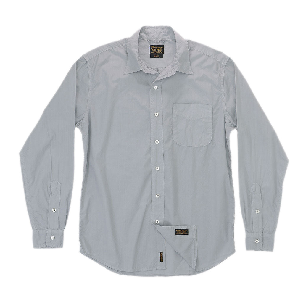 Long Sleeve 1 Pocket Shirt Poplin - Frost