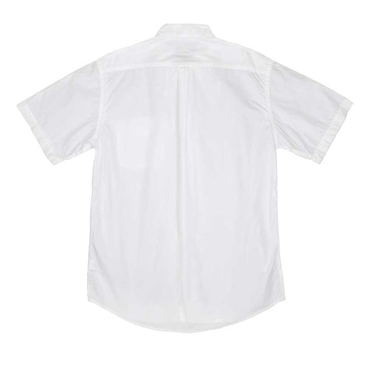 Short Sleeve 1 Pocket Shirt Poplin - White