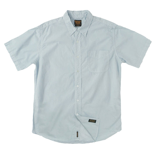 Short Sleeve 1 Pocket Shirt Poplin - Cool Blue Grey