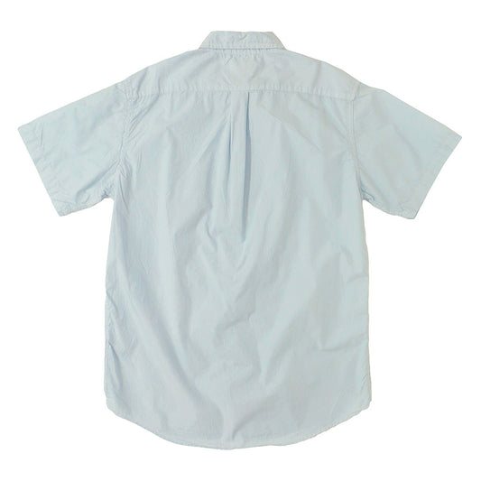 Short Sleeve 1 Pocket Shirt Poplin - Cool Blue Grey