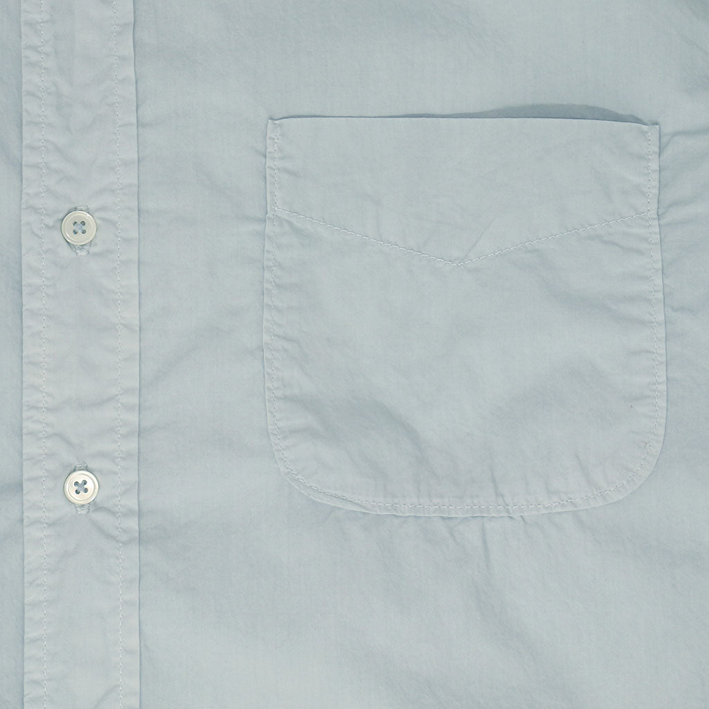 Short Sleeve 1 Pocket Shirt Poplin - Cool Blue Grey