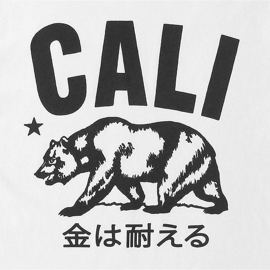 "Don't Mess with Cali" Short Sleeve Mens Crew Neck Tee - White