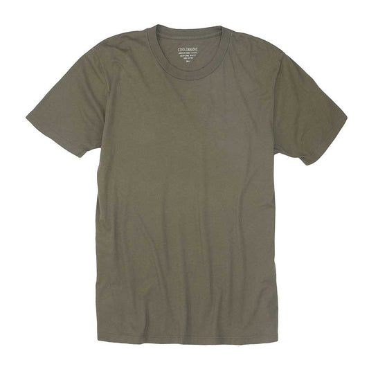 Crew Neck Short Sleeve Tee - Dark Covert Green