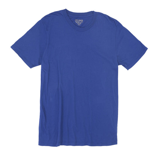 Crew Neck Short Sleeve Tee - Pennant Blue