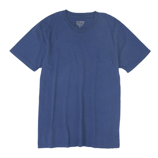Crew Neck Short Sleeve Tee - New Blue