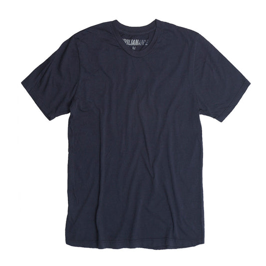 Crew Neck Short Sleeve Tee - Dark Slate Blue