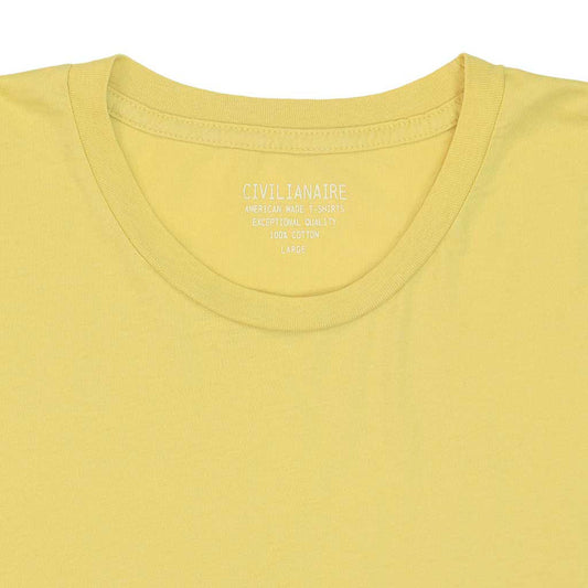Crew Neck Short Sleeve Tee - Dijon