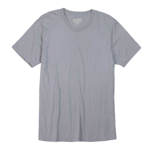 Crew Neck Short Sleeve Tee - Iron