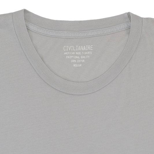 Crew Neck Short Sleeve Tee - Ice