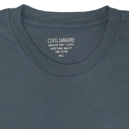 Crew Neck Short Sleeve Tee - SF Grey