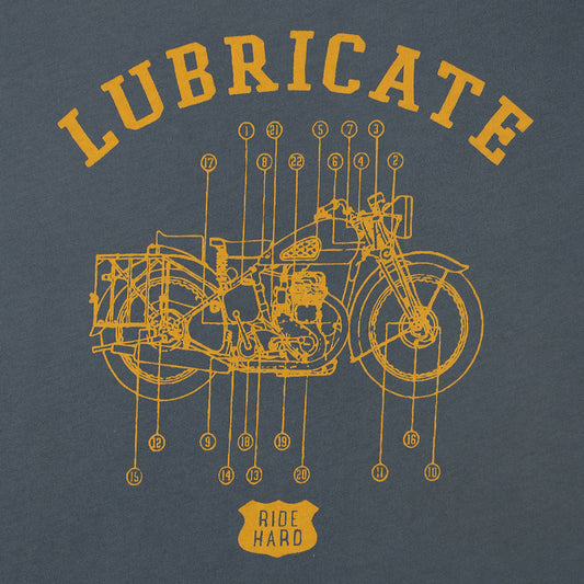 "Lubricate" Short Sleeve Men's Tee - Moon