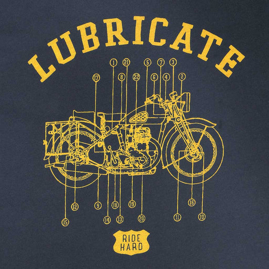 "Lubricate" Short Sleeve Men's Tee - Black Coal