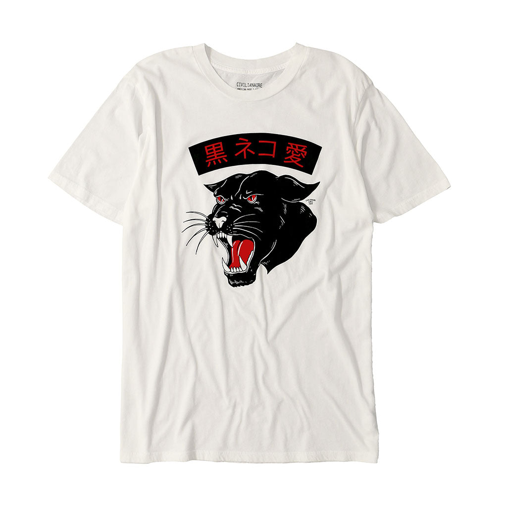 "MAJESTIC PANTHER" TEE - White