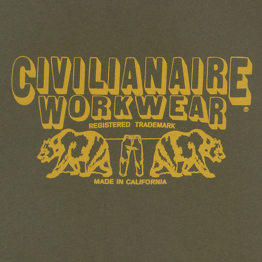 "Workwear Bears" Short Sleeve Men's Crew Neck Tee - Elmwood