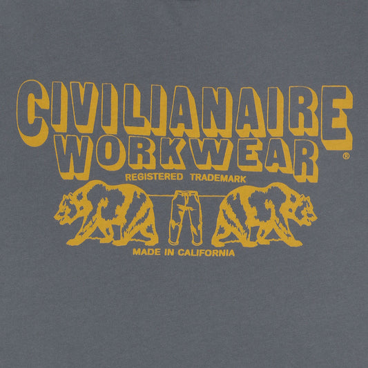 "Workwear Bears" Short Sleeve Men's Crew Neck Tee - Coal