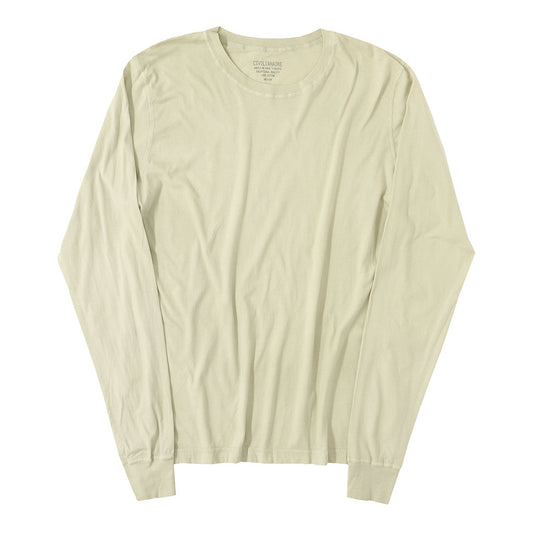 Long Sleeve Crew Neck Cotton Tee - Holiday #1032