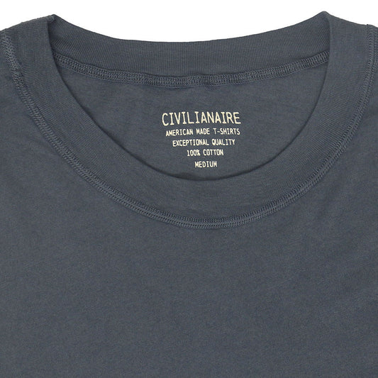 Long Sleeve Crew Neck Cotton Tee - MOON #9012