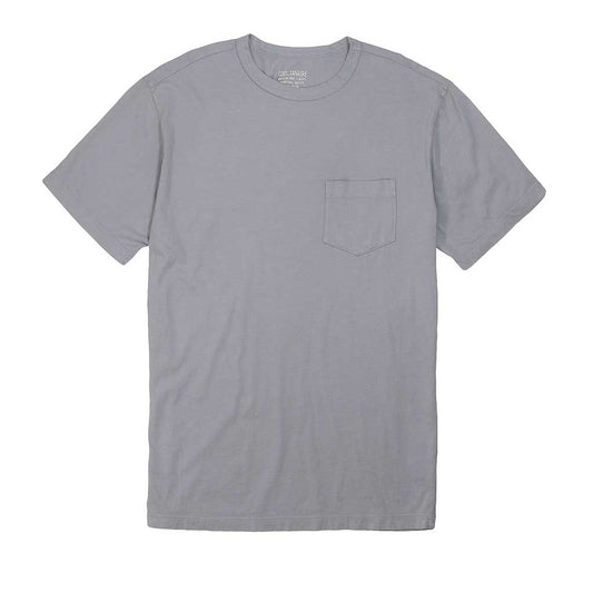 Crew Neck Short Sleeve 1 Pocket Tee - Iron