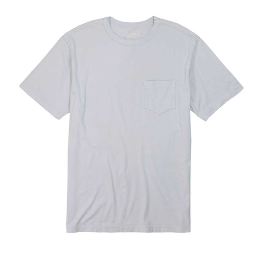 Crew Neck Short Sleeve 1 Pocket Tee - Frost