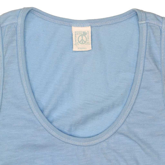 "Peace Store" Cotton Tank Top - Ocean Drive
