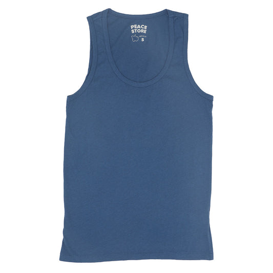 Peace Store Cotton Tank Top - India Ink