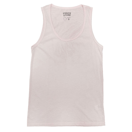 Peace Store Cotton Tank Top - Pink Clover