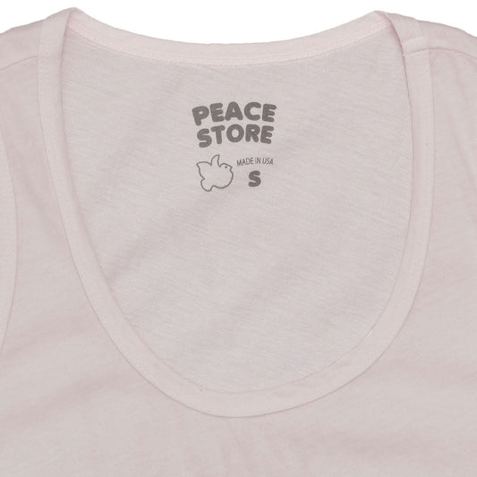 Peace Store Cotton Tank Top - Pink Clover