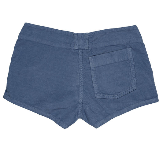 Lightweight Cotton Corduroy 3-Pocket Mili Short - Blue 4448