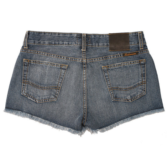 Women's 10 oz Indigo Cut-Off Boyfriend 5-Pocket Short - Old Indigo