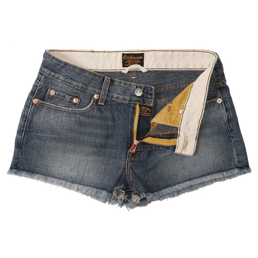 Women's 10 oz Indigo Cut-Off Boyfriend 5-Pocket Short - Old Indigo