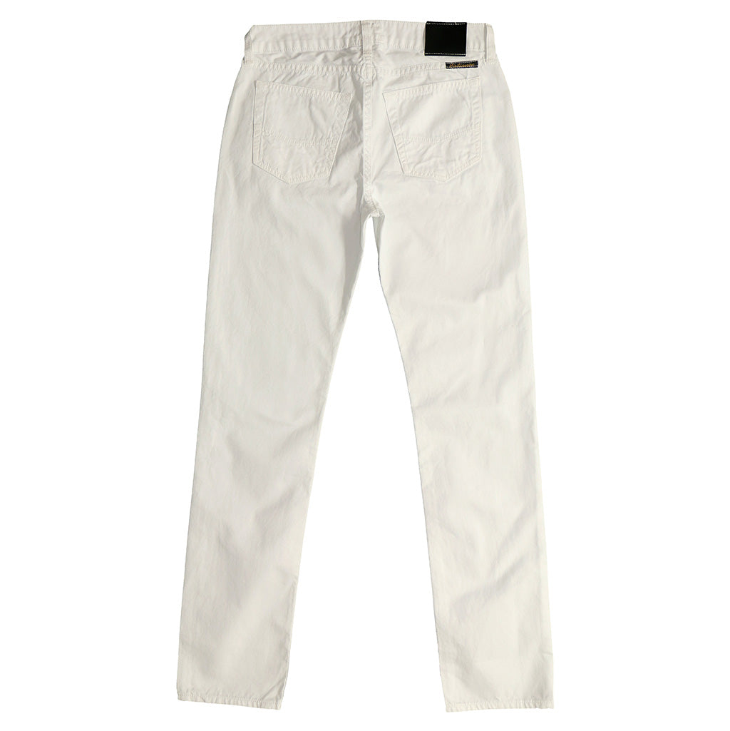 5-Pocket TOMBOY button Fly Twill Pants - White