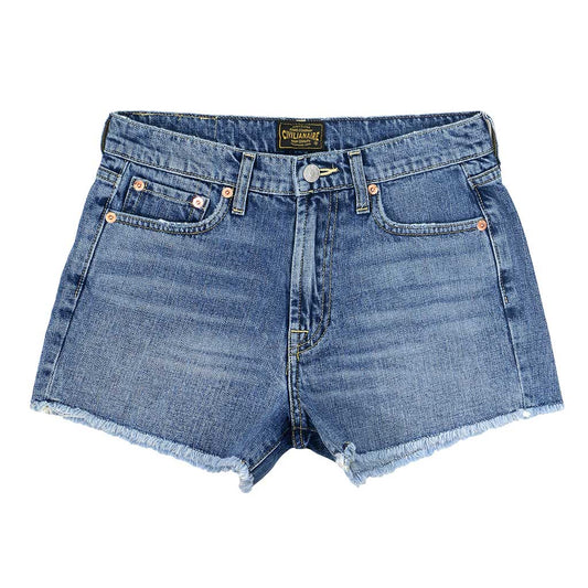 12.4 oz Denim Shorty Shorts - Medium Wash SF21