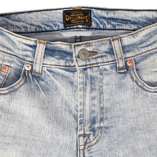 11.3 oz Denim Georges Zip - Nashville Wash