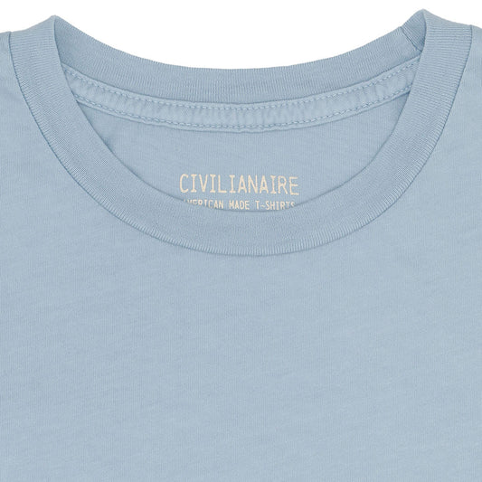 Women's Crew Neck Short Sleeve Tee - Bright Blue