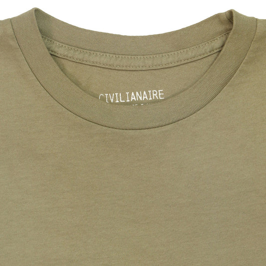 Women's Crew Neck Short Sleeve Tee - New Khaki