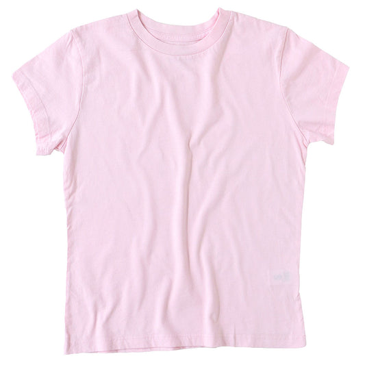 Women's Crew Neck Short Sleeve Tee - Pink Clover