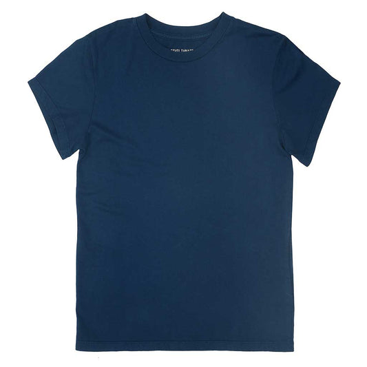 Women's Crew Neck Short Sleeve Tee - Navy Blue