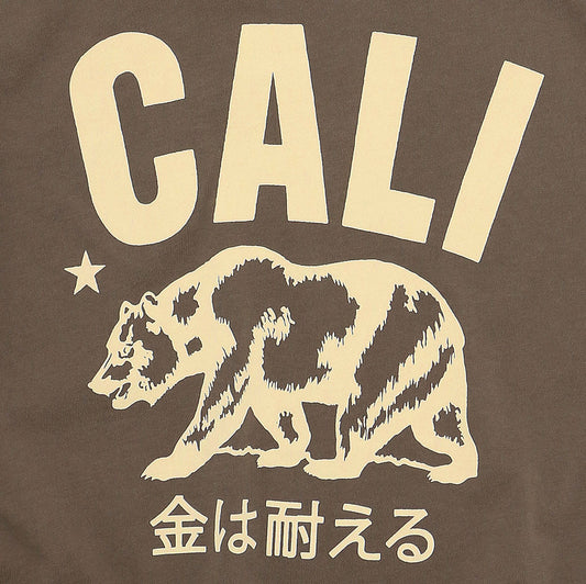 Don't Mess With Cali Women's Crew Neck Short Sleeve Tee - Grain