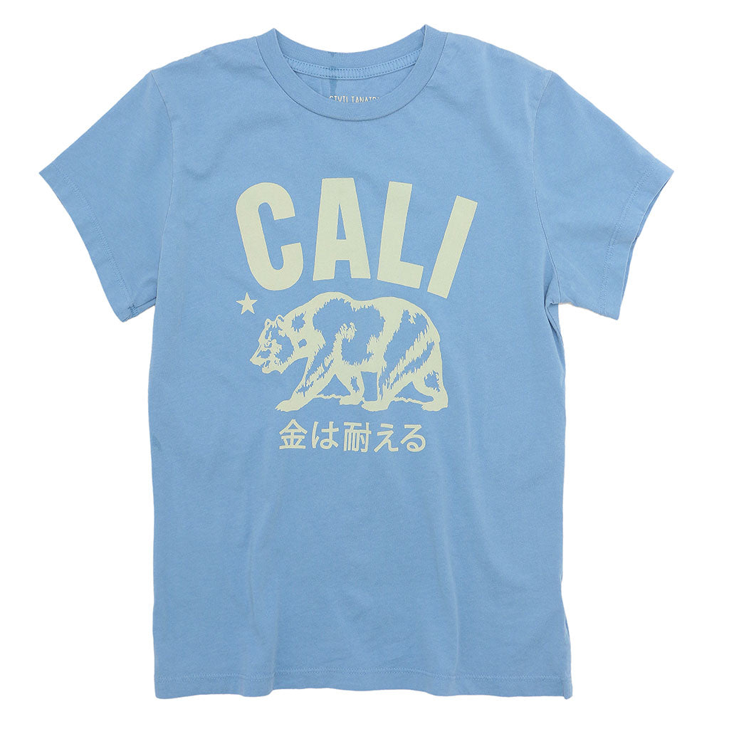 Don't Mess With Cali  Women's Crew Neck Short Sleeve Tee - Simple Blue