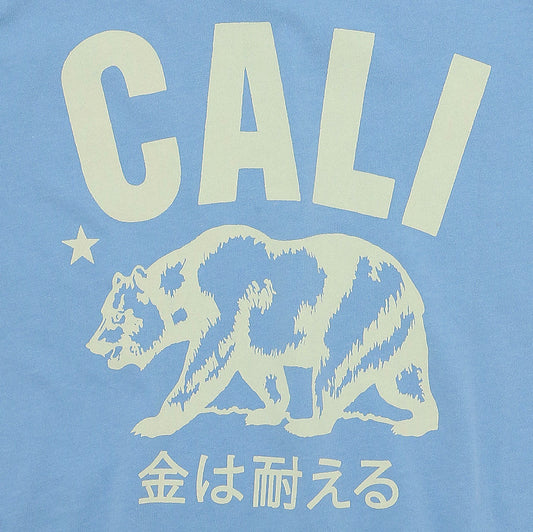 Don't Mess With Cali Women's Crew Neck Short Sleeve Tee - Simple Blue