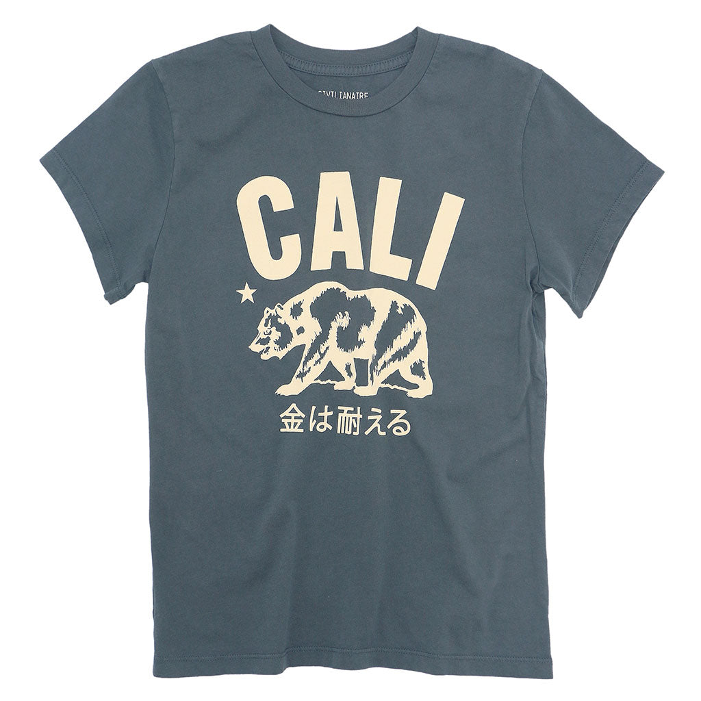 Don't Mess With Cali  Women's Crew Neck Short Sleeve Tee - Moon