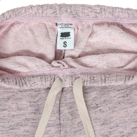 Streaky French Terry "SIENA" 26" Inseam Sweatpants - Pink Clover