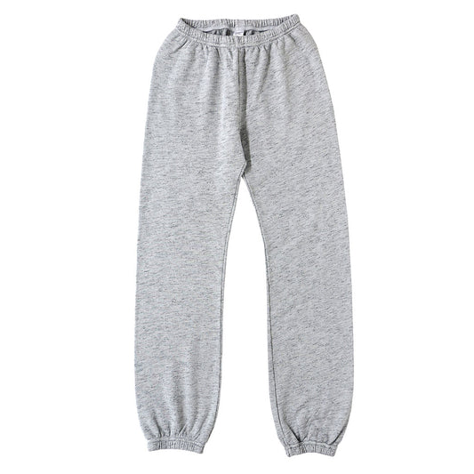 Streaky French Terry "Peace" Sweatpants - Frost