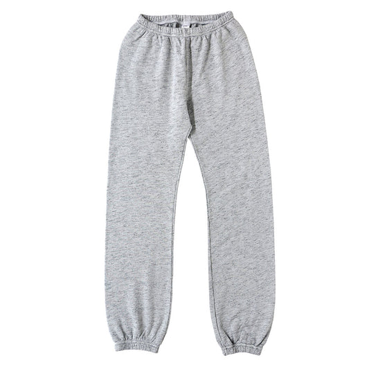 "Peace Store" Streaky French Terry Sweatpants - Frost