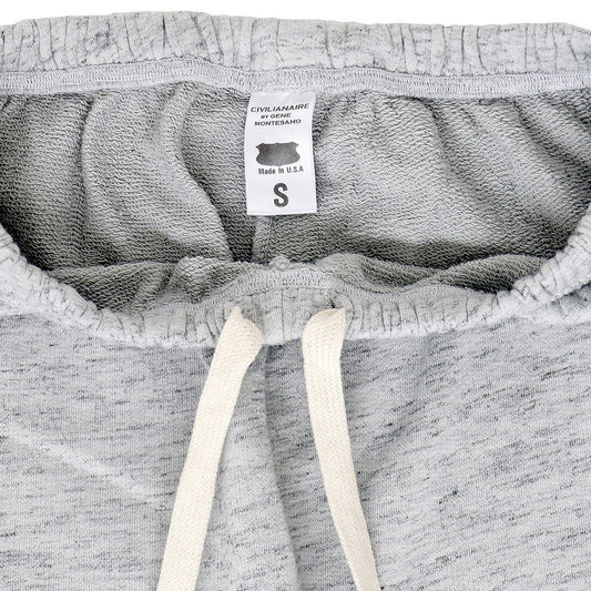 Streaky French Terry "Peace" Sweatpants - Frost