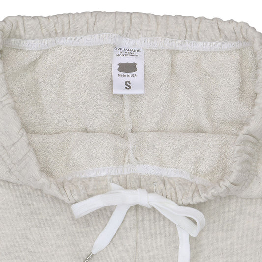 "SIENA" 26" Inseam French  Terry Sweatpants - Oatmeal