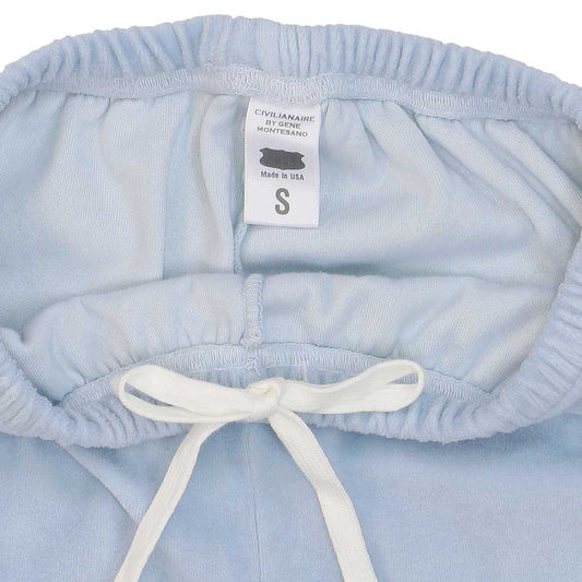 "SIENA" 26" Inseam Velour Sweatpants - Lilac Hint