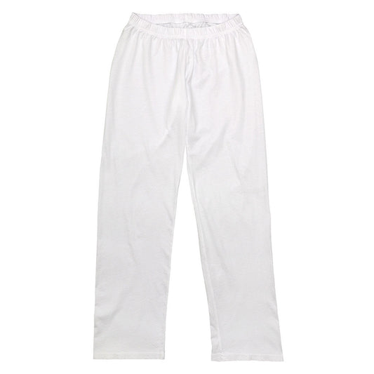 "Peace Store" Women's Jersey Sweatpants - White #1180