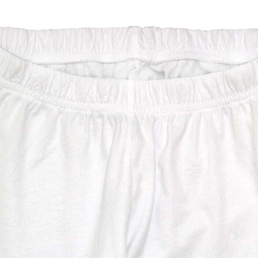 "Peace Store" Women's Jersey Sweatpants - White #1180